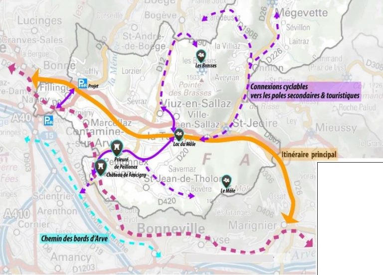 Auvergne RhôneAlpes La HauteSavoie, ses lacs, ses voies vertes