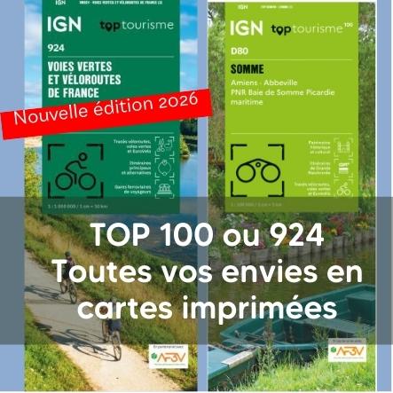 Cartes IGN des véloroutes et voies vertes