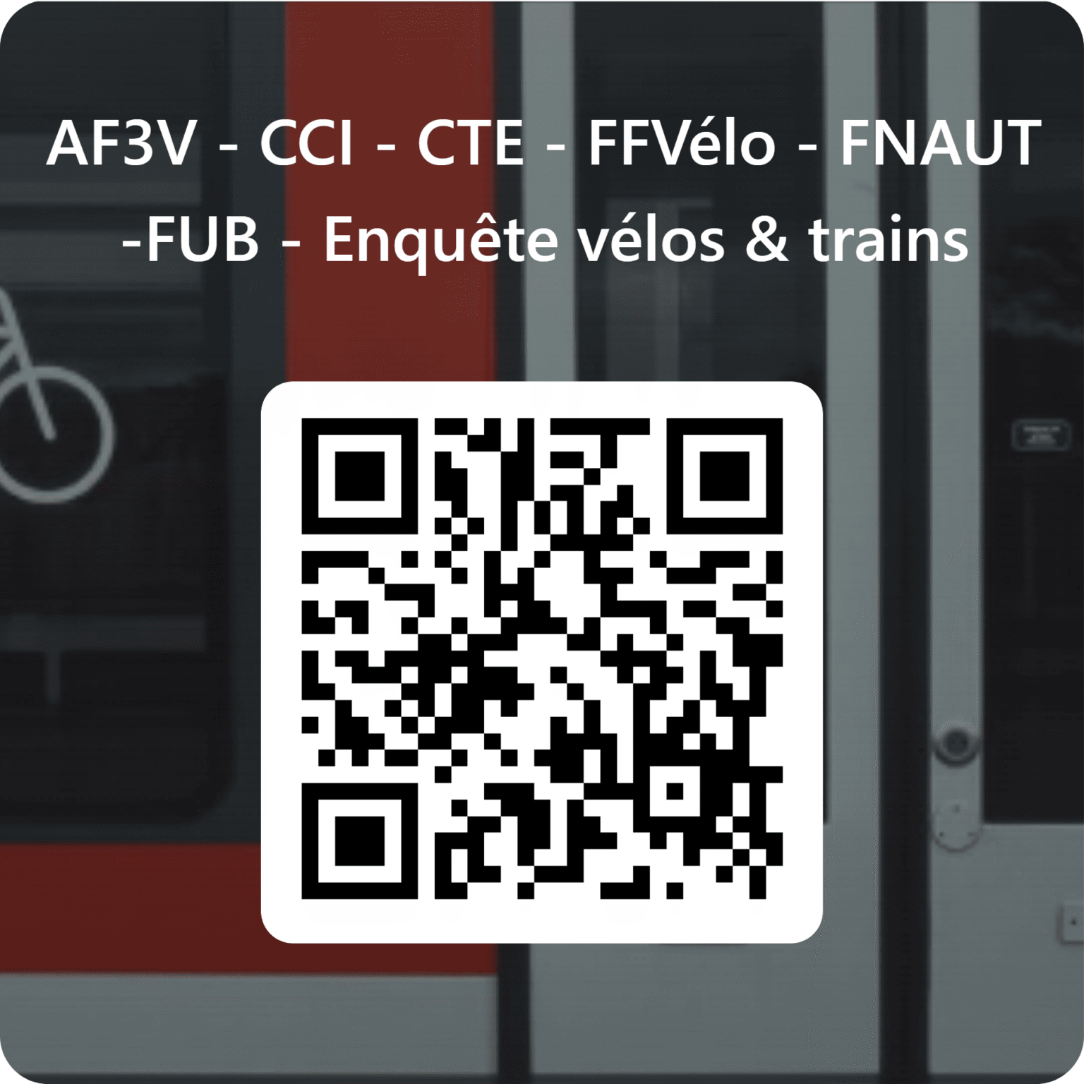 Emport des vélos dans les trains : Répondez à l’enquête nationale